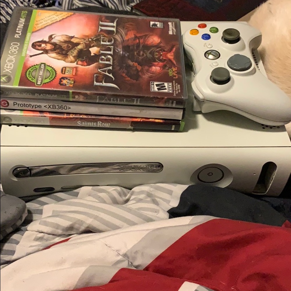 Xbox 360 + games